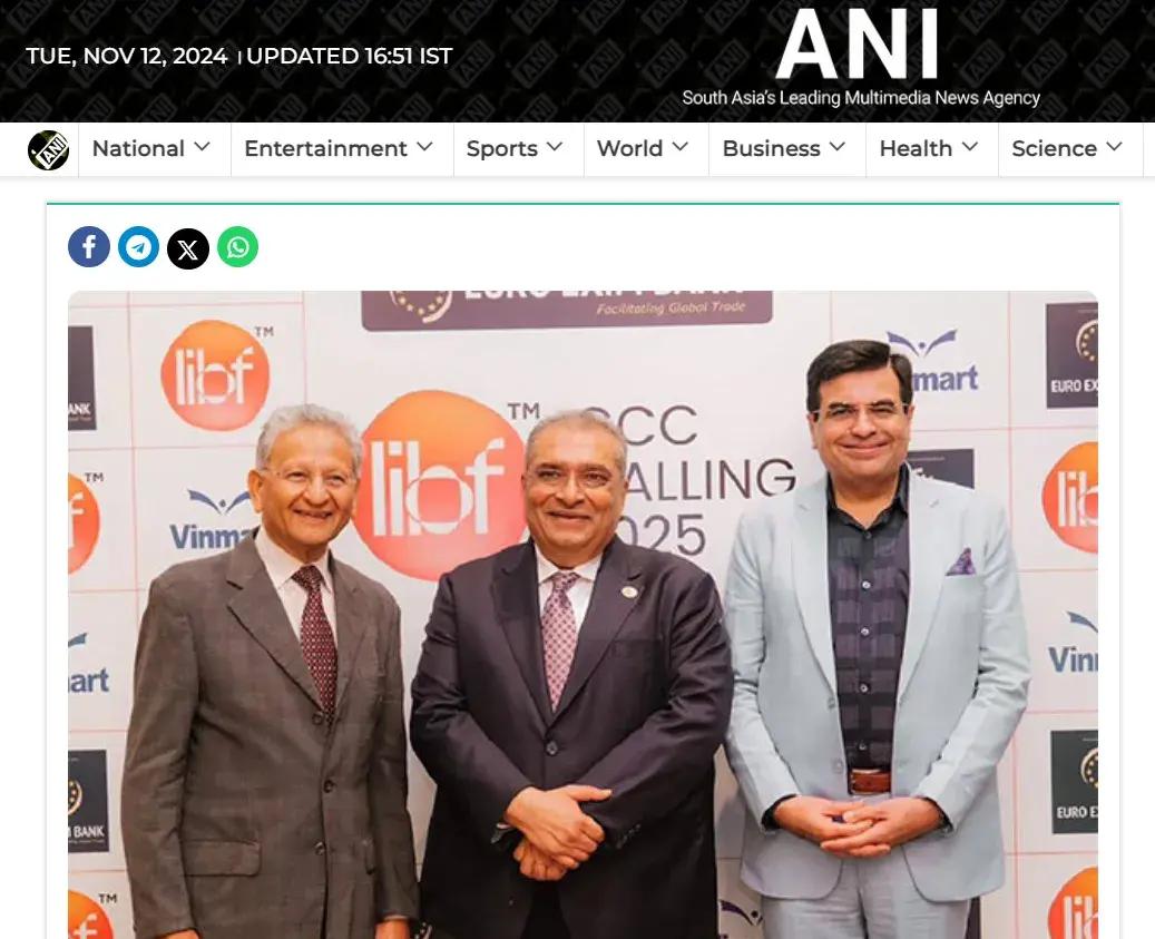 Satish Vithalani Unveils Vision For Libf Gcc Calling 2025 At Jio World Convention Centre, Mumbai